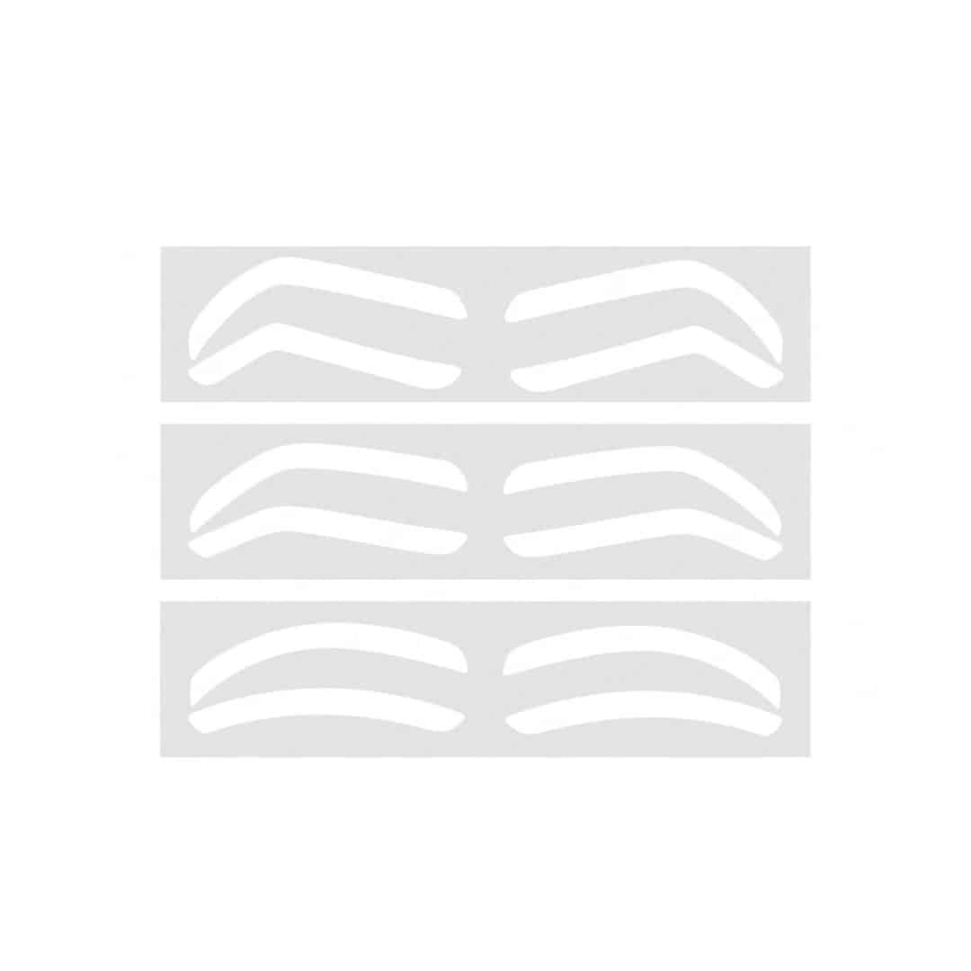 Lot De 8 Pochoirs Pour Sourcils - Neuf - Fabriqué En France - Maquillage Précision