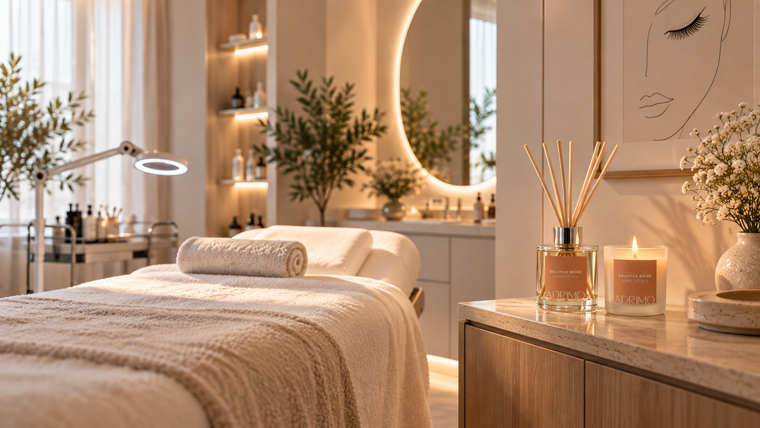 Institut de beauté avec une ambiance chaleureuse et propice au bien-être