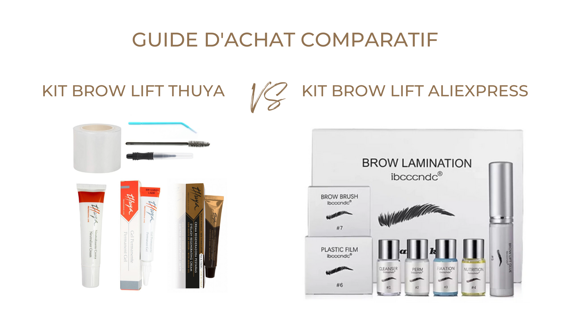 comparatif kit brow lift professionnel