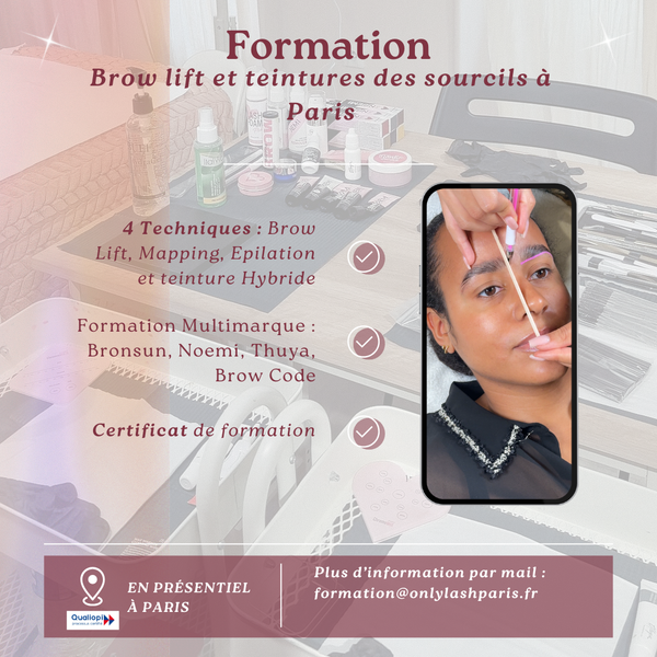 Formation Brow Lift et Teinture des sourcils à Paris
