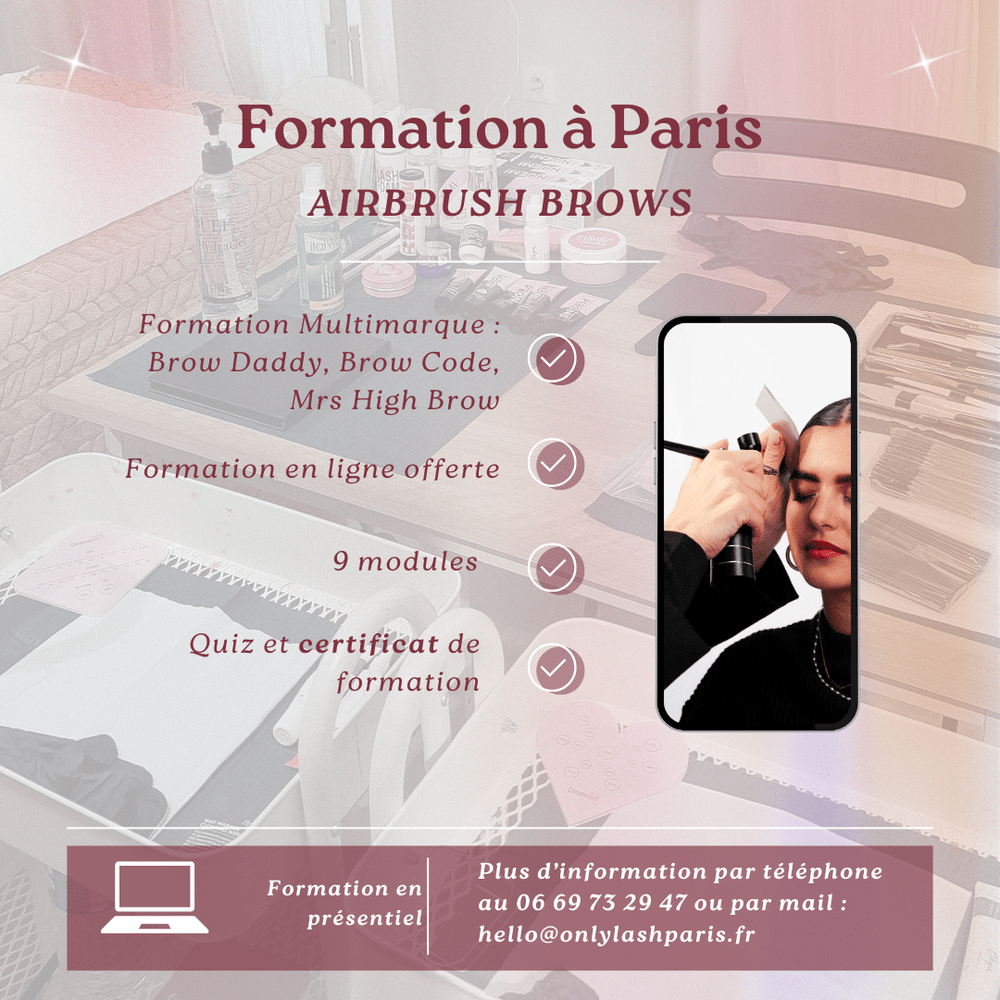 Formation Airbrush Brows à Paris