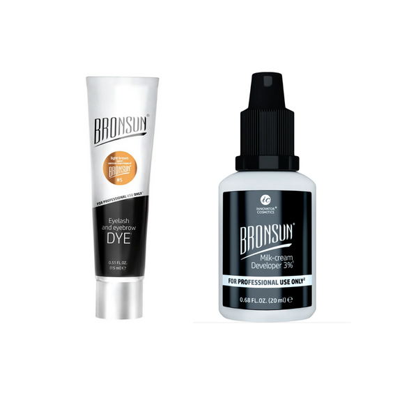 teinture sourcils light brown