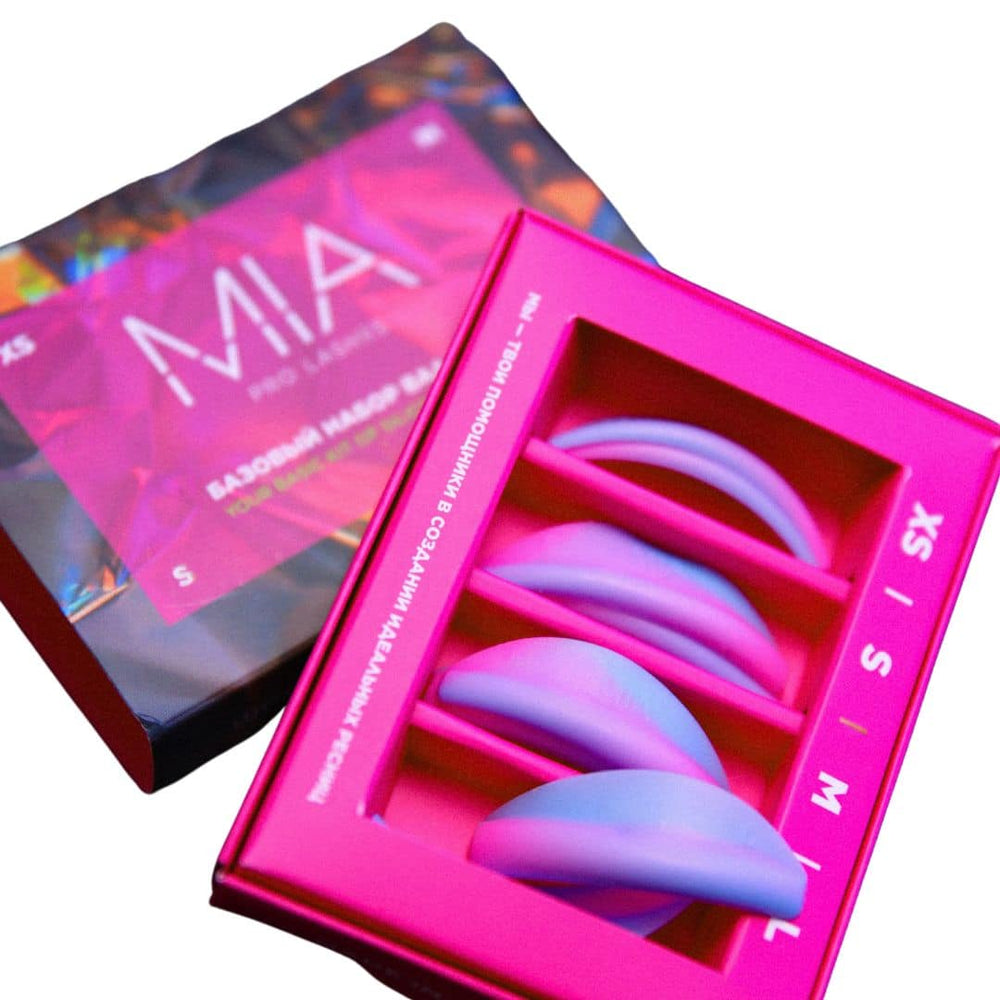 pads rehaussement de cils mia pro lashes rose