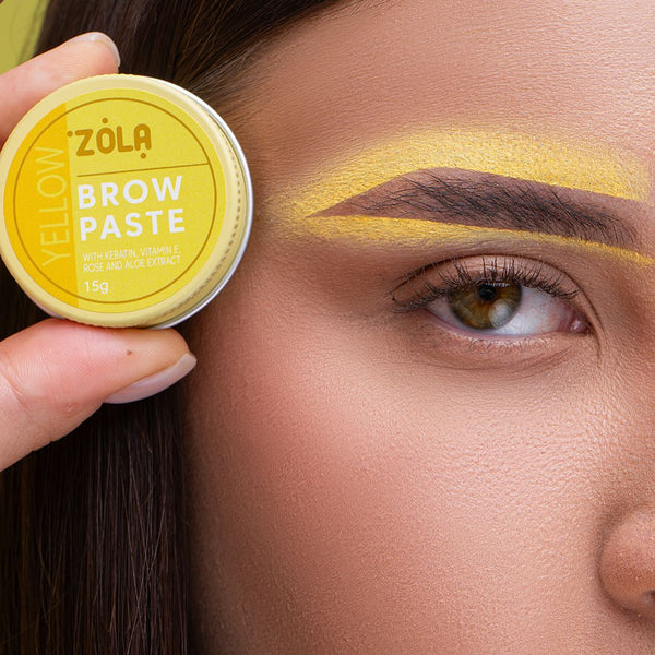 Pate mapping sourcils jaune