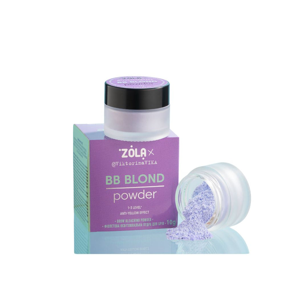 Poudre décolorante sourcils Zola