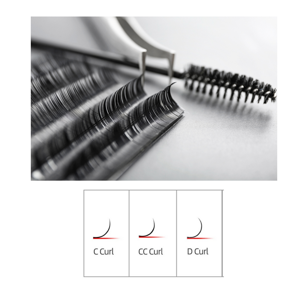 extension de cils courbure C