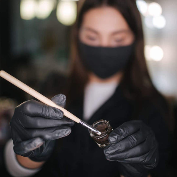 godet en verre pour teinture