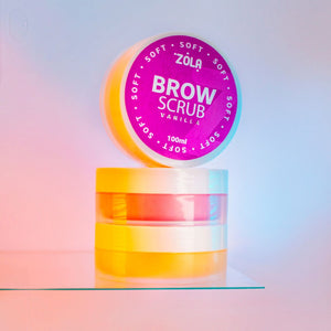 gommage pour les sourcils