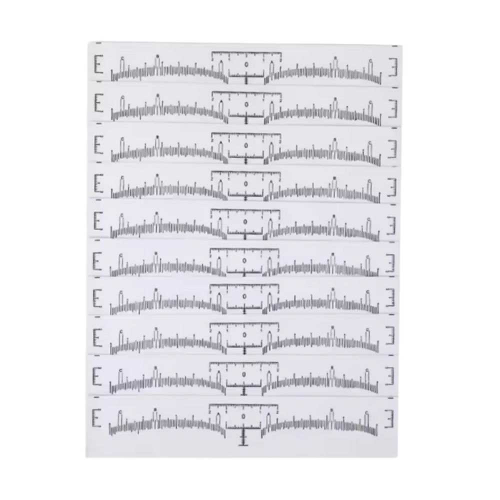Règle mapping sourcils autocollante
