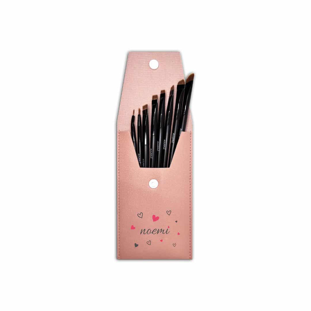 pinceau pour sourcils noemi - lot de 8