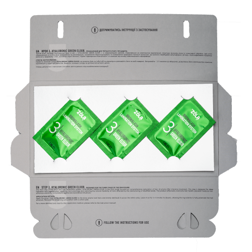 Rehaussement de cils Zola Color Lab - Step 3 (3x1ml)