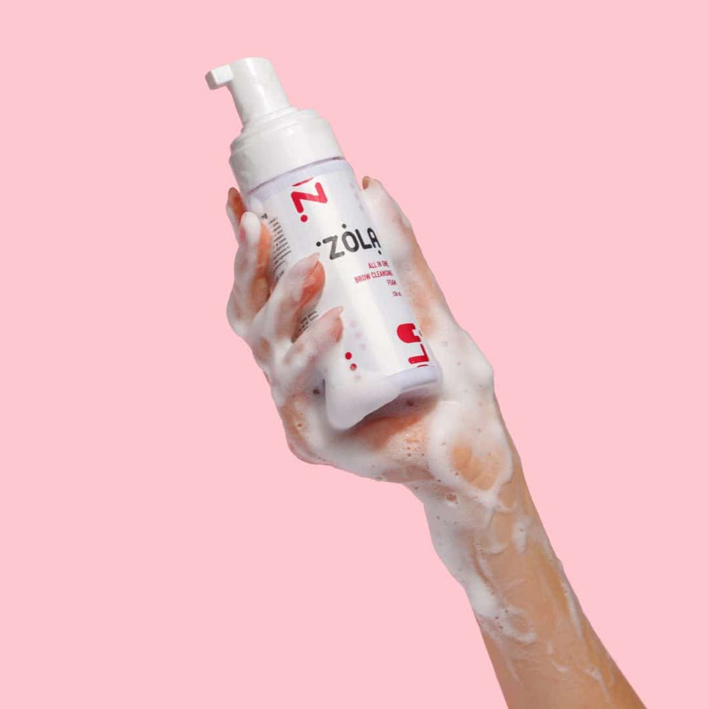 shampoing mousse pour sourcils zola