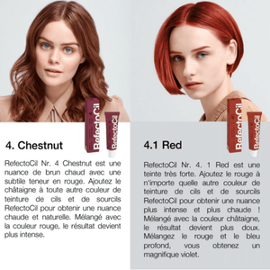 teinture rousse refectocil