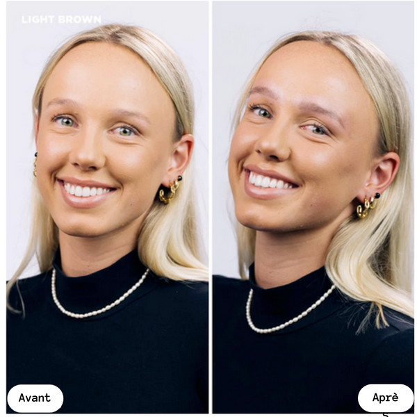 teinture sourcils brow code avant apres